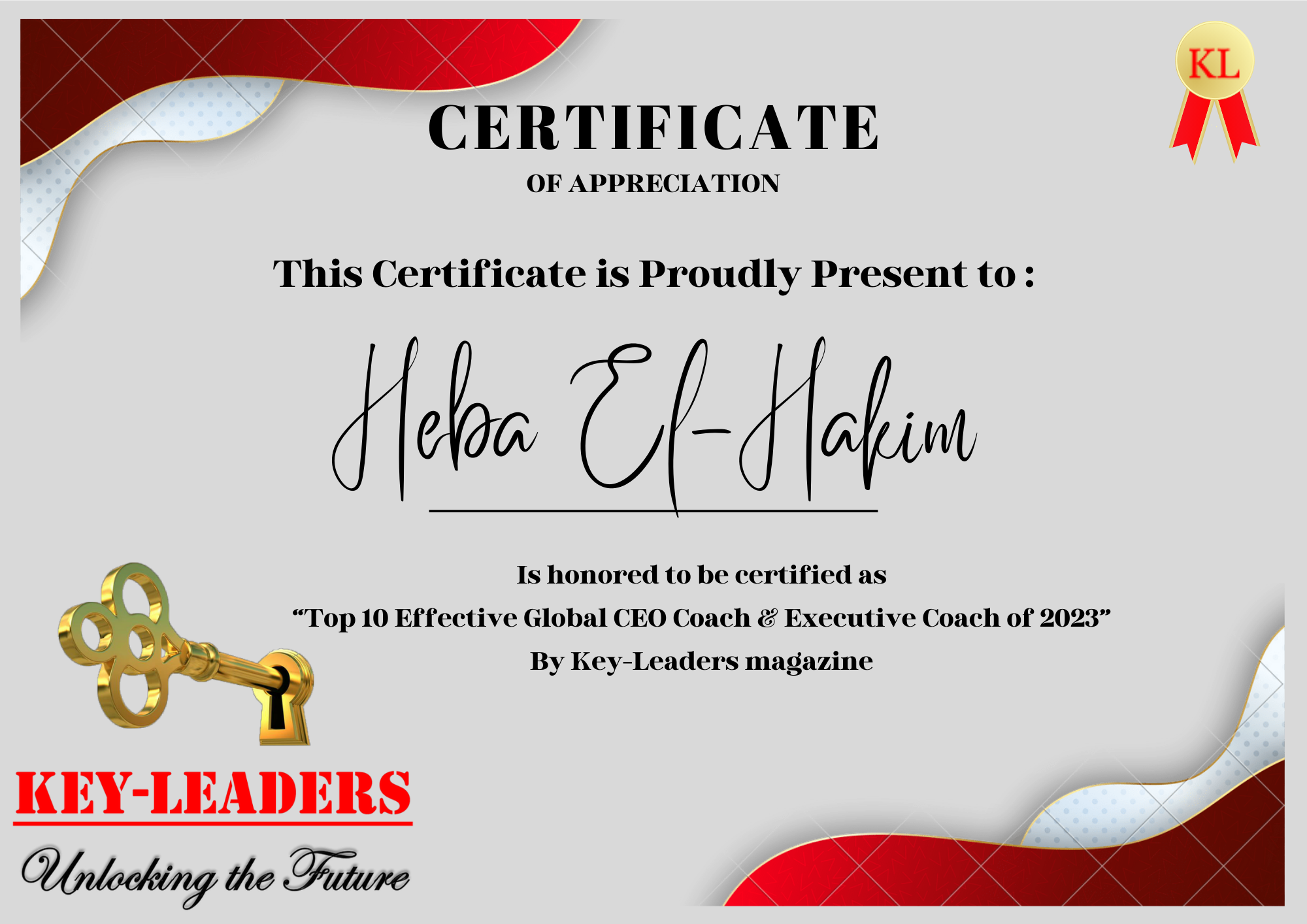 Heba El-Hakim, Business & Emotions Coach of Heba El-Hakim Consulting,